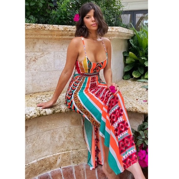 Fashion Nova Sunset Beach Maxi - Picture 1 of 3